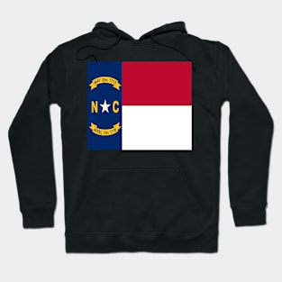 Flag of North Carolina. USA Hoodie